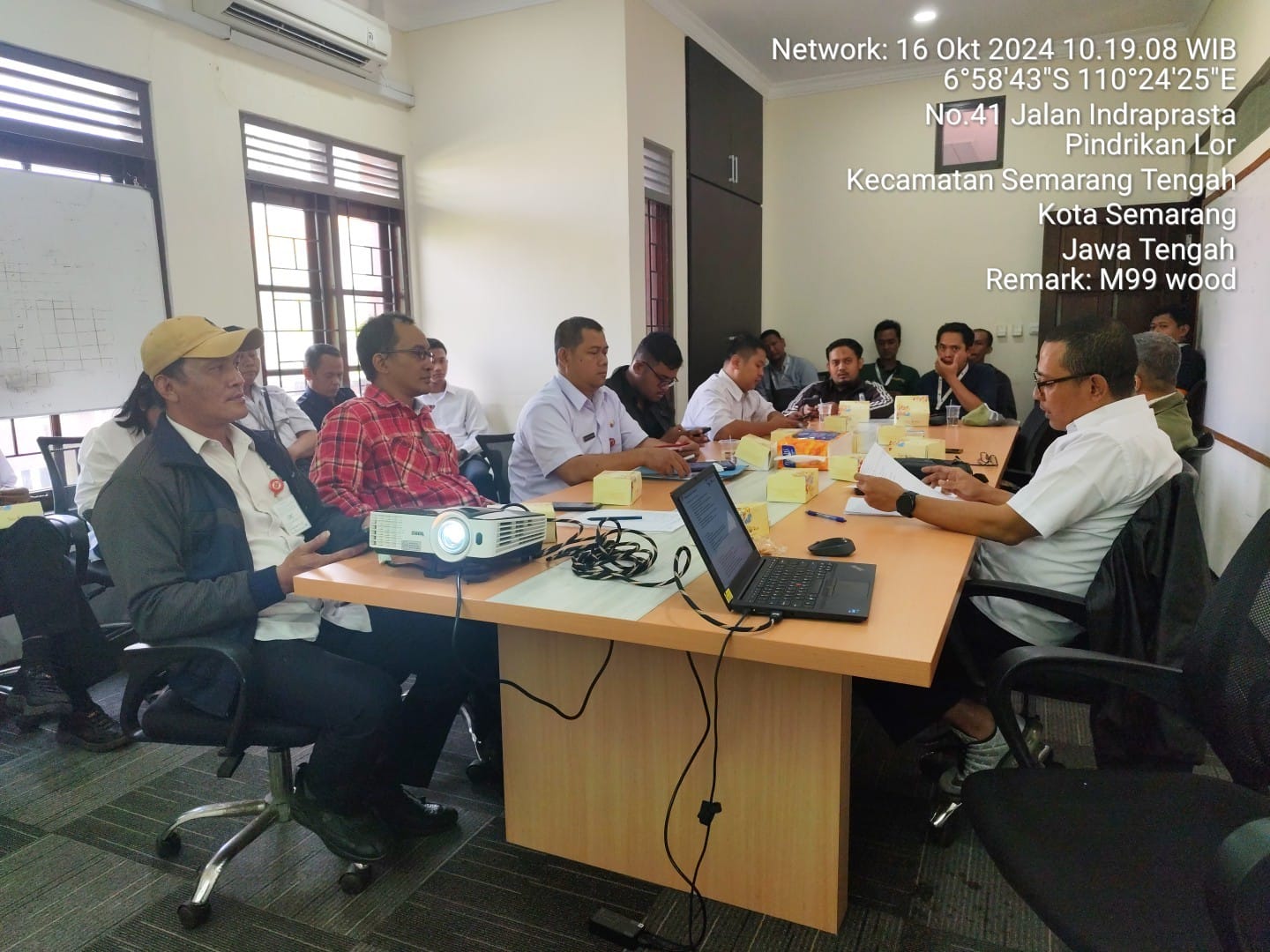 DISKOMINFO Kota Semarang Gelar Rapat Koordinasi Penurunan Kabel FO dengan BPS-MTI